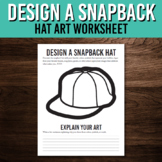 All About Me Design a Snapback Hat Art Project | Back to S