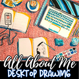 All About Me Desktop Drawing | Back to School Art Activity