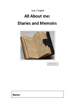 Preview of All About Me: Diaries and Memoirs Workbook