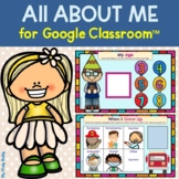 All About Me Digital Activity (All About Me Google Slides™)
