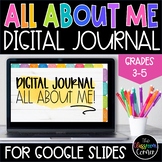 All About Me Digital Activity for Back to School