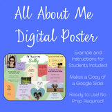 All About Me Digital Poster