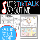All About Me Drawing Activity | TikTok Theme