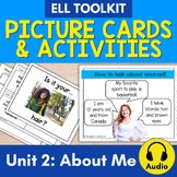 All About Me ESL Vocabulary Flashcards - Getting to Know Y