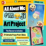 All About Me: Emoji Art Project / Back to School Art Project