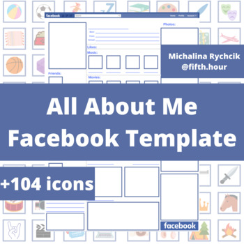 Blank Facebook Page Worksheets Teachers Pay Teachers