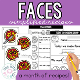 All About Me - Faces | Simplified Recipes for speech, spec