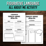 All About Me Figurative Language | ELA Activity | Similes,