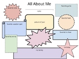 All About Me (First Day Activity)