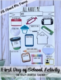 All About Me First Day/Week of School Worksheet Student In