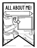 All About Me Flag Banner Craftivity