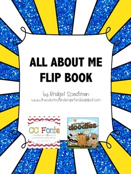 Preview of All About Me Flip Book
