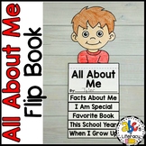 Back to School Writing Craft -All About Me Flip Book Writi