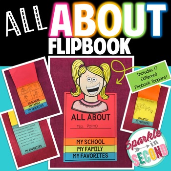 Preview of All About Me Flip Book