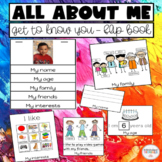 All About Me Flip Book - Art & Literacy Activity for the F