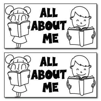 All About Me Flip Book Back to School