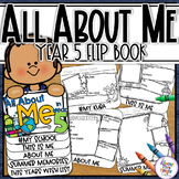 All About Me Flip Book Year 5 Back to School for New Zeala