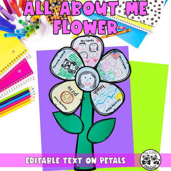 All About Me Flower by My Little Pandas | TPT
