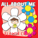 All About Me Flower Craft, Flower Template Spring Art & Wr