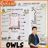 All About Me Free Worksheet {Paper/Poster/Printable} - Getting to Know You Owls