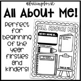 All About Me Freebie