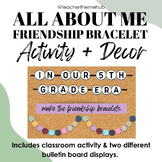 All About Me Friendship Bracelet Activity + Decor (Eras Tour)