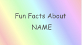 All About Me/Fun Facts