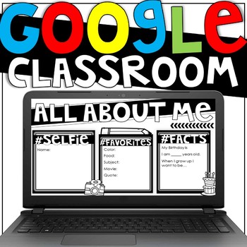 Preview of All About Me GOOGLE CLASSROOM