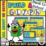 All About Me Glyph:  Back to School Google Art & Writing Activity