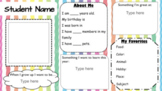 All About Me Google Slides Activity