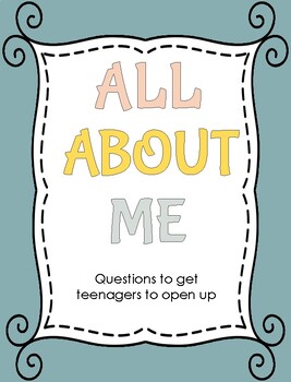 all about me questions for teenagers