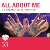 All About Me- Ice Breaker Activity: Questionnaire- Get To 