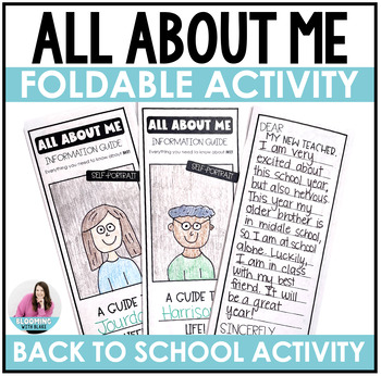 All About Me Information Guide by Blooming with Blake | TpT
