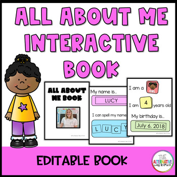 Preview of All About Me Adapted Book for SPED Pre-K