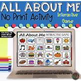 All About Me Interactive Game
