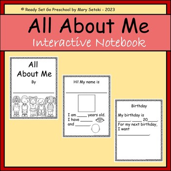 Preview of All-About-Me-Interactive-Notebook