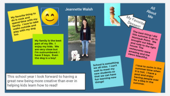 Preview of All About Me Jamboard Template #dollarparty