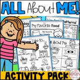 All About Me Kindergarten | All About Me Preschool