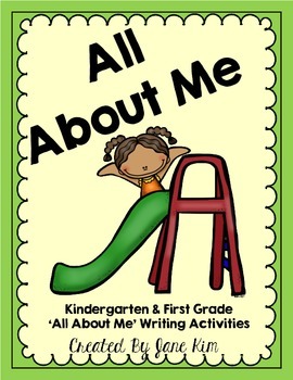Preview of All About Me~ Kindergarten & First Grade Writing Activities