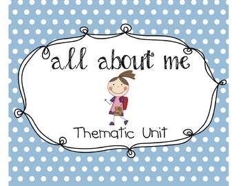 All About Me- Kindergarten Unit by Tracie Penn | TpT