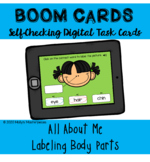 All About Me - Labeling Body Parts Boom Cards™ - Digital Learning