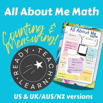 Preview of All About Me Math!