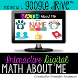 All About Me Math Activity for Back to School