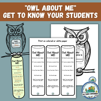 All About Me & Meet the Teacher Template - 