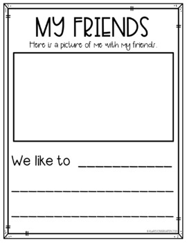 All About Me Memory Book by Always Kindergarten | TpT