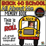 All About Me Memory Book: Back to School, First Week Activities