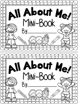 Preview of All About Me! Mini Book {Beginning of the Year} {End of Year} Activity
