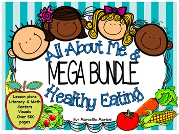 Preview of All About Me, My Body, Feelings, 5 Senses & Healthy Eating BUNDLE MEGA PACK