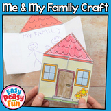 All About Me & My Family Craft Template, Paper House Craft