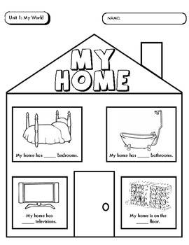 All About Me - My Home Activity by Crystal Meyers | TPT